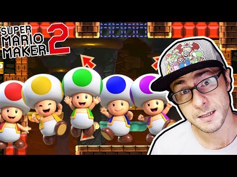 THE TOADS ARE IN DANGER // Mario Maker 2 Story Mode [#4]