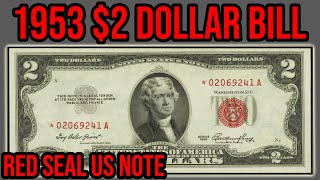 1953 Red Seal $2 Dollar Bill Complete Guide - How Much Is It Worth And Why