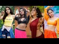 Deepthi Sunaina Hot Latest Vertical Sexy Navel Show Compilation Video MUST WATCH Redhot Deepthi