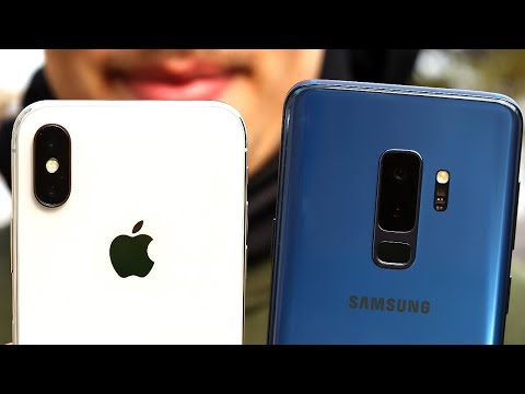 Galaxy S9 Plus vs iPhone X Camera Comparison!
