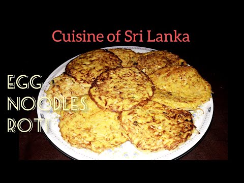 Egg Noodles Roti | Lunch box recipe |Cuisine of Sri Lanka