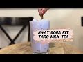 How to make bubble tea at home | JWay Boba Kit | Taro Milk Tea | DIY bubble tea | bubble tea kit