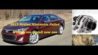 How to Replace a 2013 Toyota Avalon Alternator