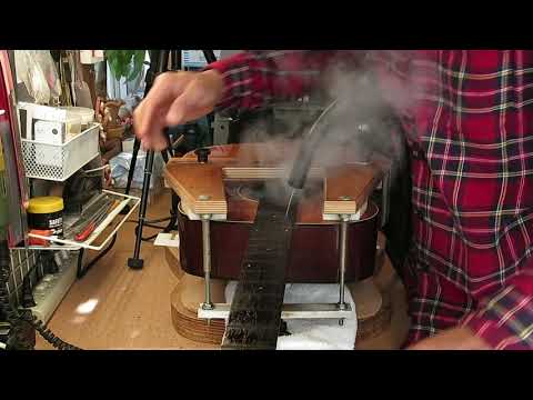 Neck remove for neck reset on YAMAHA FG-150