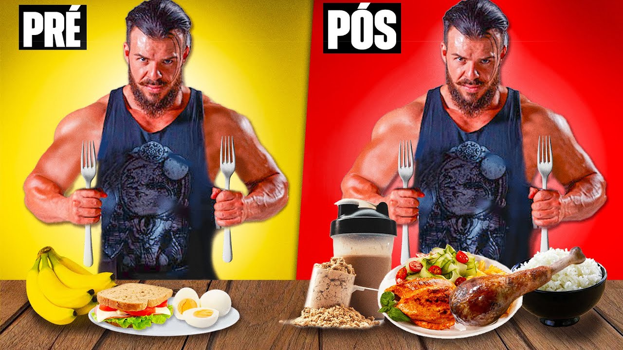 O Que Comer de PRÉ-TREINO e PÓS-TREINO