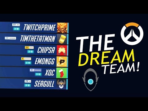 Dafran Plays Echo With XQC, Seagull, Timthetatman, Emongg, Chipsa, Juzu And More! - Overwatch