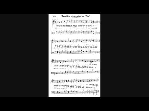 Hinário 5 CCB - Hino 419 - "Fazei isto em memória de Mim" - Strings - Teclado Yamaha PSR S670