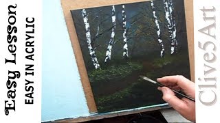 preview picture of video 'Acrylic Painting for Beginners, Easy First Painting'