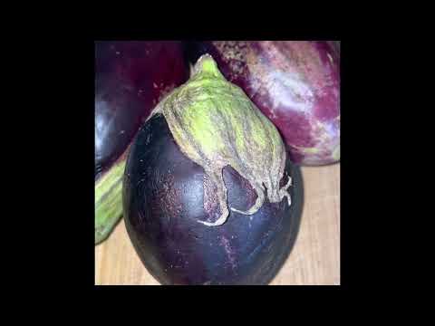 EGGPLANTS/ BAIGAN /AUBERGINE. COOKING WITH SMOKE  Fish .