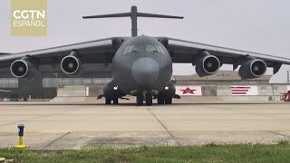 Avión chino parte a República de Corea para repatriar restos de mártires en la Guerra de Corea