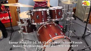Video thumbnail for Sonor ProLite 20.10.12.14 - Nussbaum Finish - The Drum Shop North Shore by Nate Morrison Drums
