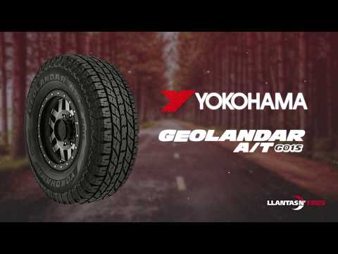 Beneficios de la llanta Geolandar A/T G015 de Yokohama