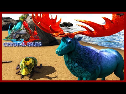 I Need All the Fertilizer & Thatch! Dung Beetle Taming! Megaloceros Taming! Crystal Isles Map! Ep13!