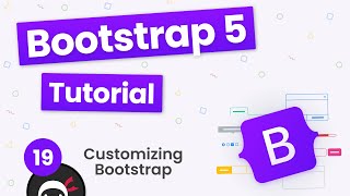Download the video "Bootstrap 5 Crash Course Tutorial #19 - Customizing Bootstrap"