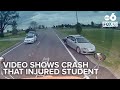 Video from Ohio school bus shows collision that left 12-year-old girl injured