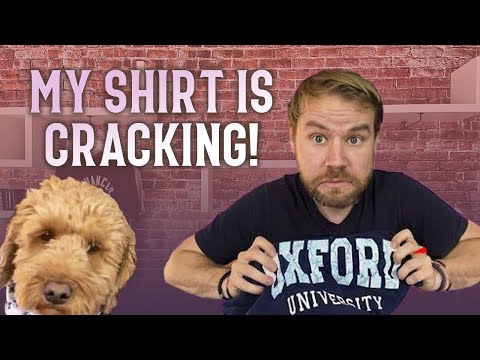 YouTube video about: How to fix cracked print on shirt?