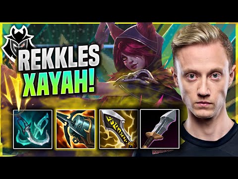 REKKLES PERFECT GAME WITH XAYAH! - G2 Rekkles Plays Xayah ADC vs Aphelios! | Patch 11.15