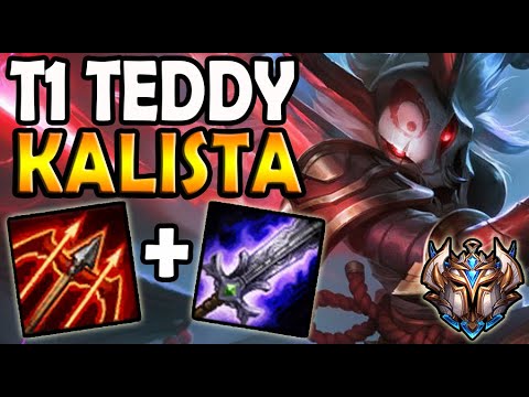 T1 Teddy KALISTA vs APHELIOS [ ADC ] Lol Challenger Korea