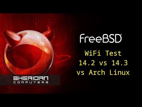 FreeBSD 14.2 vs 14.3 Wi-Fi Benchmark (Arch Linux Comparison)