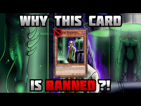 Why this card is banned and will never be unbanned ?! The Magical Scientist (yugioh)