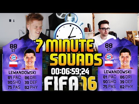 FIFA 16 7 MINUTE SQUAD BUILDER WITH HERO LEWANDOWSKI!! INSANE PURPLE CARD!!