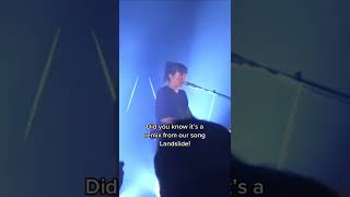 Landslide having its little moment ❤️‍🔥✨#ohwonder #landslide