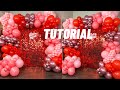 HOW TO BALLOON GARLAND TUTORIAL Valentines Day Backdrop UBackdrop Review