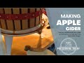 Making Apple Cider Using A Fruit Crusher And Cider Press