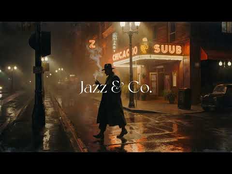 Chicago Nights — 2 Hours of 1950s Autumn Jazz Noir for Love, Study & Reflection | Vintage Lounge