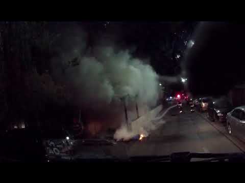 Incendiu la o magazine pe strada Hațeg - Arad 30 iulie 2021