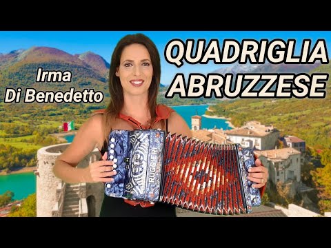 QUADRIGLIA ABRUZZESE (Quadriglia Slok) IRMA DI BENEDETTO - Organetto Abruzzese con immagini Abruzzo