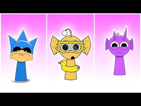 SONIC 🆚 BAILEY 🆚 DURPLE Sprunki Incredibox Animation #688