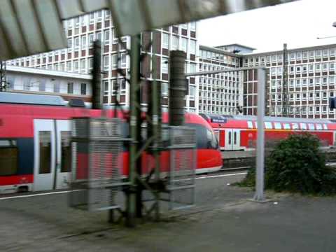 Einfahrt in Münster mit Teuto Bahn RB66