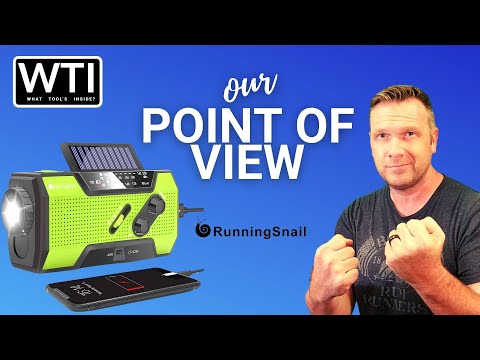 RunningSnail Solar Crank Radio - WTI product video review