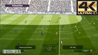 PES 2020 4K 60 FPS Amazing Realism LIVE Broadcast Camera PSG vs Barcelona