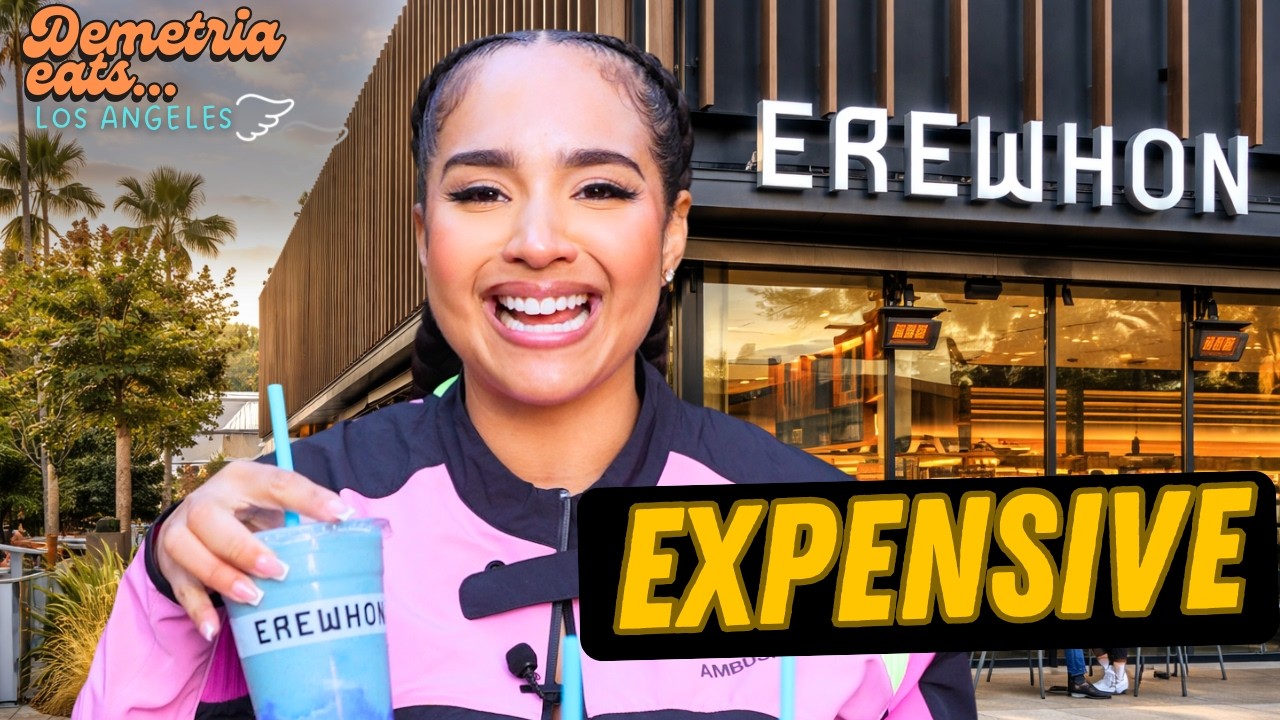 Is America’s Most Expensive Grocery Store Worth It? | Erewhon Review Demetria Eats