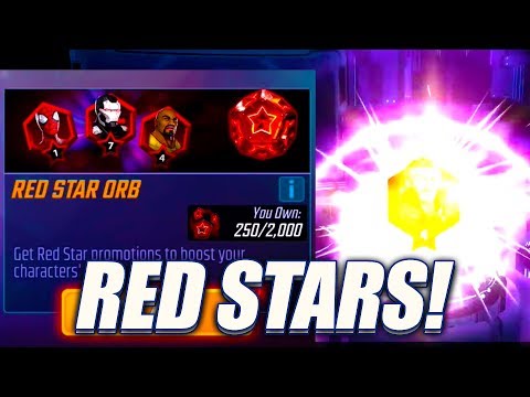 25x Red Star Orb Opening! Amazing Pulls!!! - Marvel Strike Force