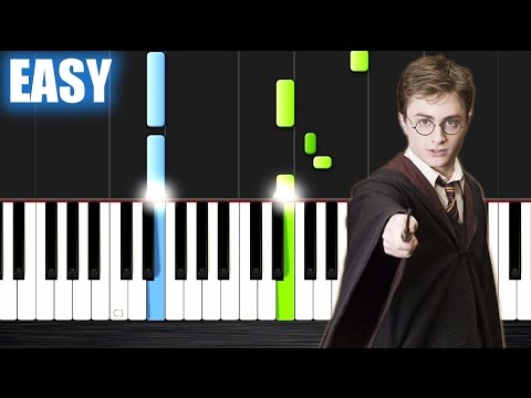 Harry Potter: Theme Song (Hedwig's Theme) - EASY Piano Tutorial by PlutaX - Synthesia