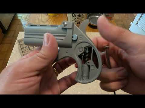 YouTube video about: How to lighten trigger pull on cobra derringer?