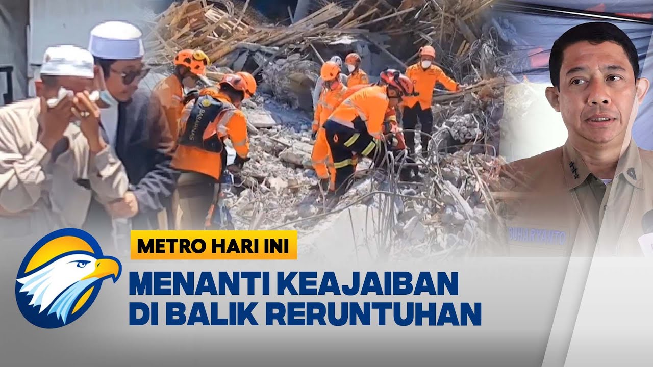 TERKINI! Situasi Evakuasi Reruntuhan Ponpes Al-Khoziny | Metro Hari ini