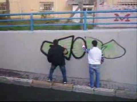 DOB CREW GRAFFITI ACTION