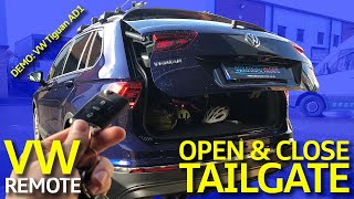 Volkswagen Tiguan Remote Electric Tailgate - Open & Close