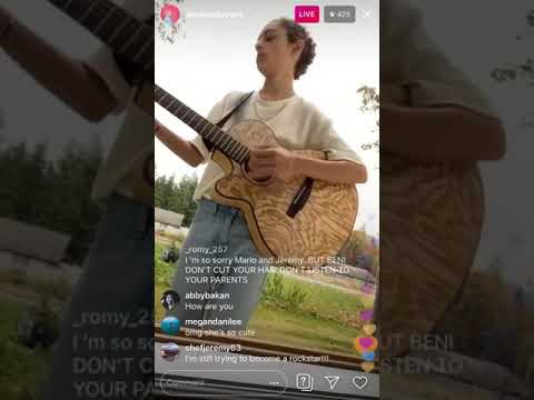 😍BenicioBryant ↔BENICIO inLive 🎵🎶 singing "Who I Am" 😍 (his Original Song)