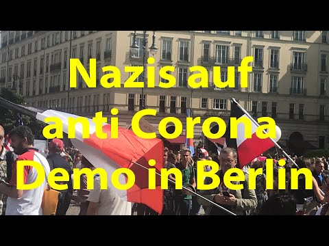 Querdenken: Anti Corona, Nazi Demo in Berlin am 29.08.2020