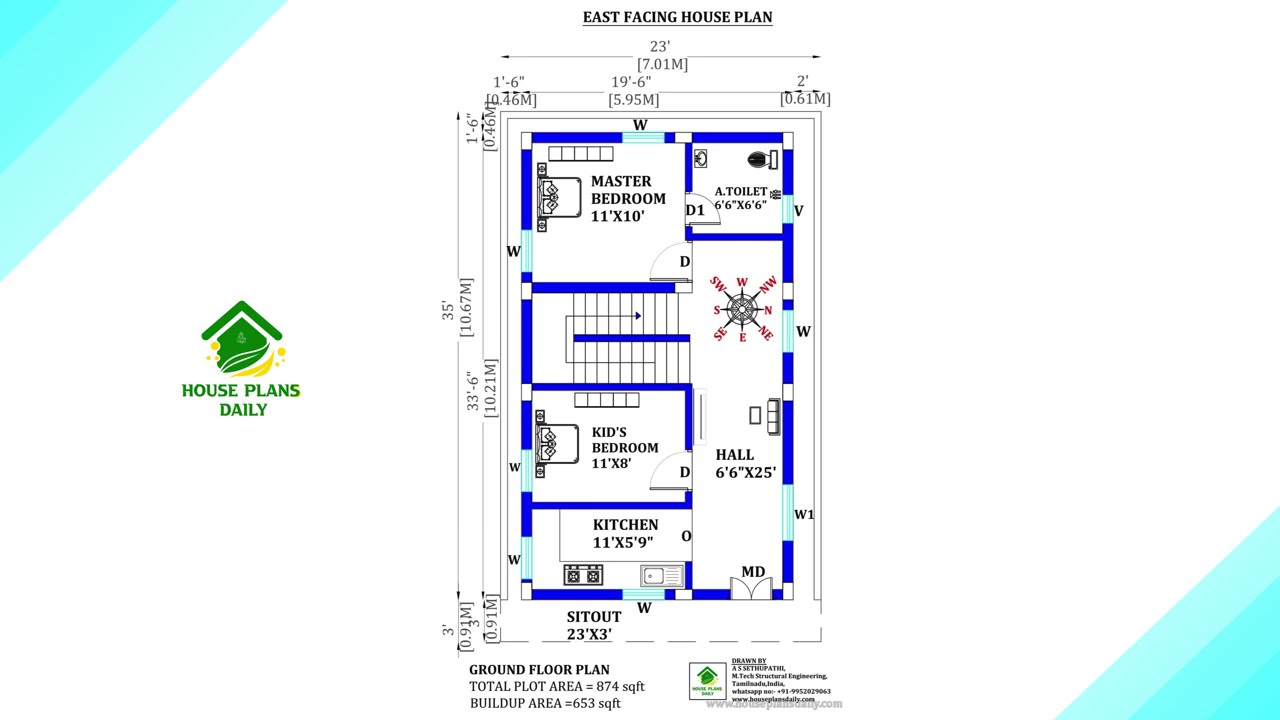 East Facing House Plan Vastu Tips | Perfect Room Layout