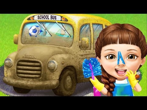 Sweet Baby Girl Cleanup 6 - Play Fun School Cleaning Makeover Game - YouTube