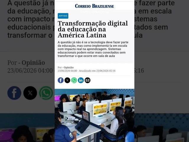 Transformação digital da Educação