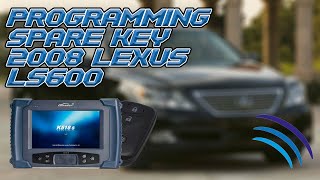Programming a Spare Key for a 2008 Lexus LS600 | Lonsdor K518ISE