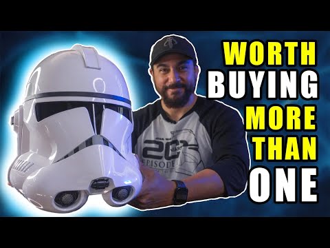 Hasbro Star Wars Black Series Clone Trooper Helmet Unboxing!