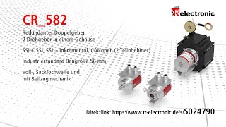 Redundante Absolutdrehgeber CR_582 - Gehäuse 58 mm - TR-Electronic